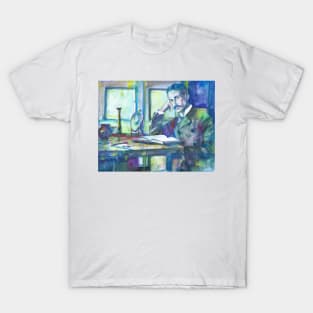 THOMAS MANN watercolor portrait .3 T-Shirt